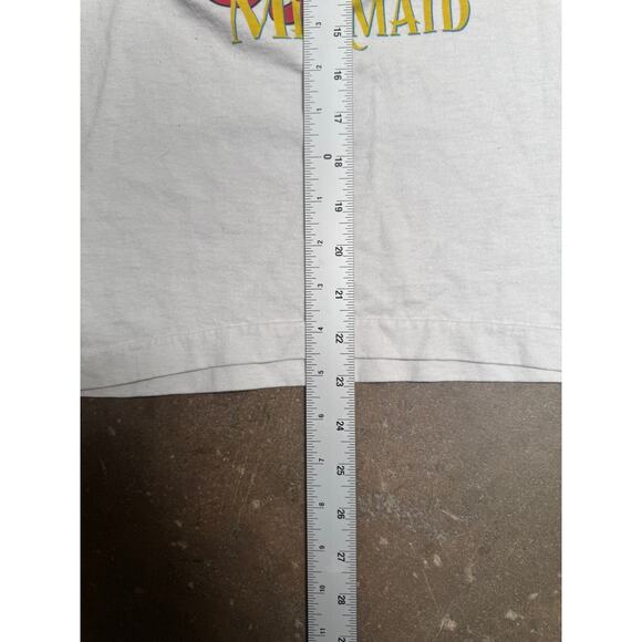 Vintage Disney The Little Mermaid T-Shirt Ariel Ursula King Triton Sebastian 90s - Picture 5 of 11